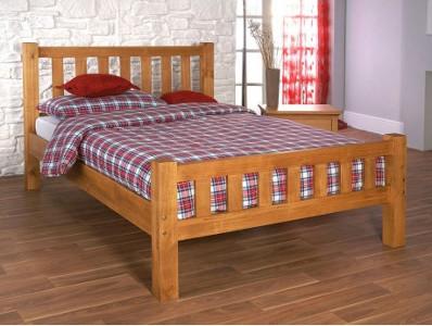 Austin Oak Wooden Bed Frame